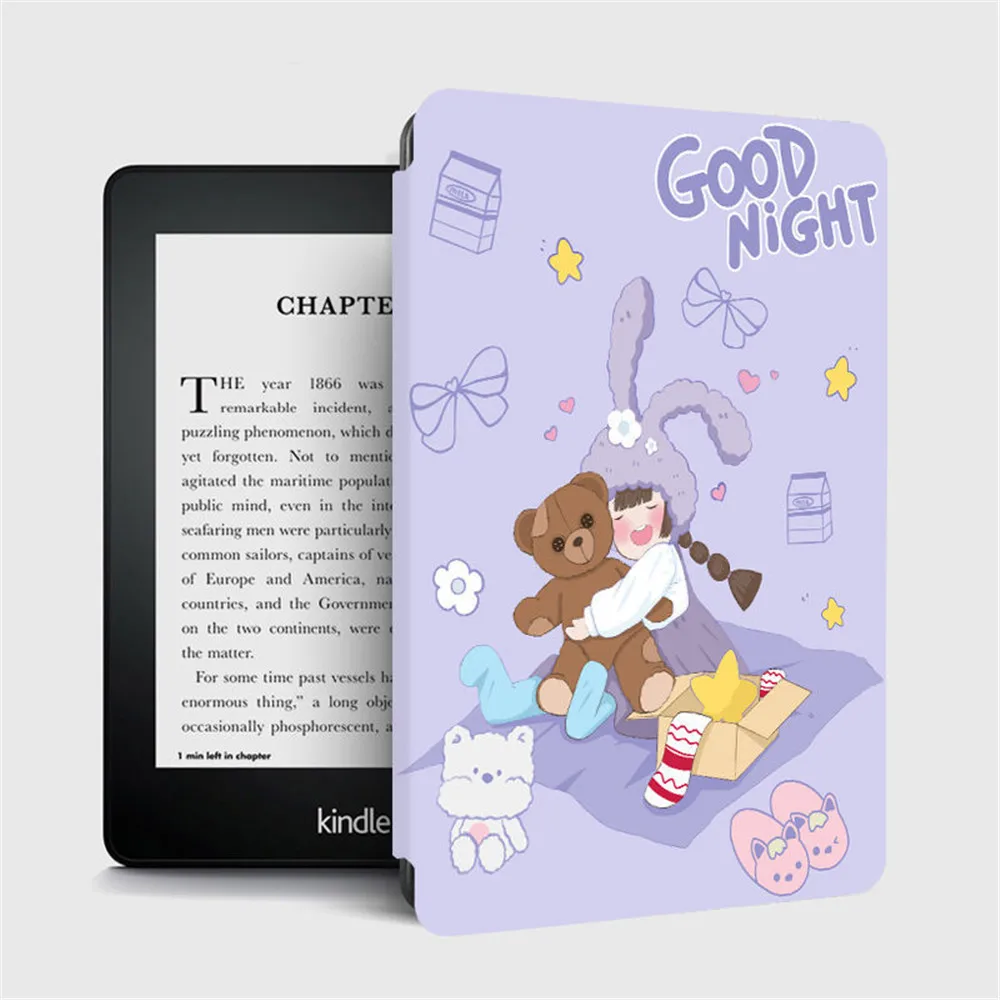 

Чехол для Kindle 2014 года выпущенный WP63GW жесткий чехол из поликарбоната противоударный милый чехол для электронной книги чехол для Kindle 499 7-го по...