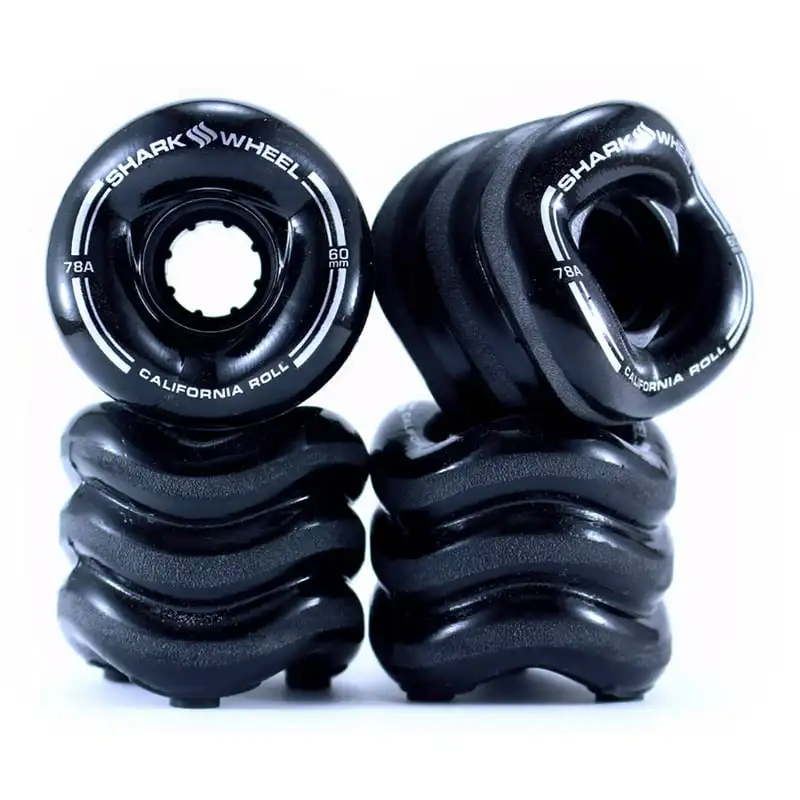 

60 Roll Black Wheels for Skateboard