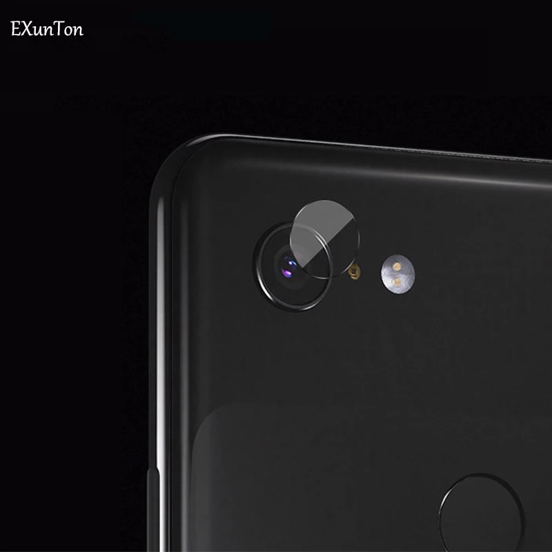 ЭКСУНТОН 2 шт. для защиты экрана Google Pixel 3A XL из мягкого закаленного стекла с защитной пленкой на камеру.