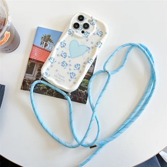 Чехол для телефона со шнурком через плечо для Xiaomi Redmi Note 13 12 Pro 12S 11 11S 10 10S 9 9S 8 Pro, ремешок с веревочным ожерельем, мягкий силиконовый чехол