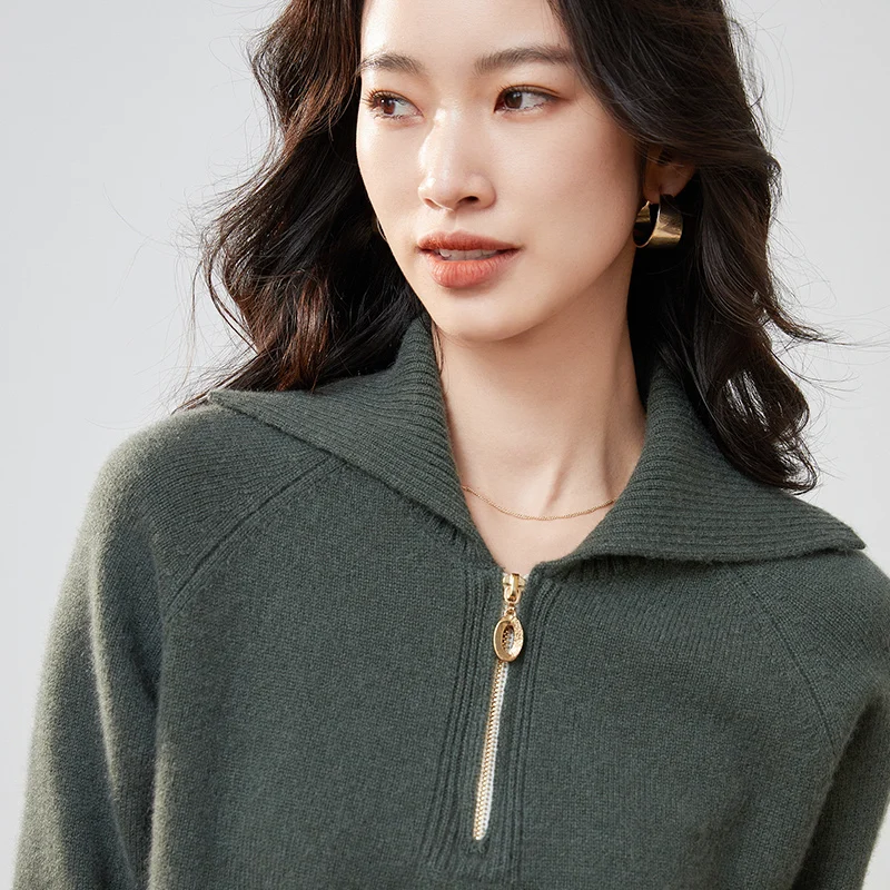 

Hot Sale 2022 Winter Women's Jumper 100% Pure Cashmere Sweater High Quality Warm Female Loose Thicken Knitted Pullover Girl Clot