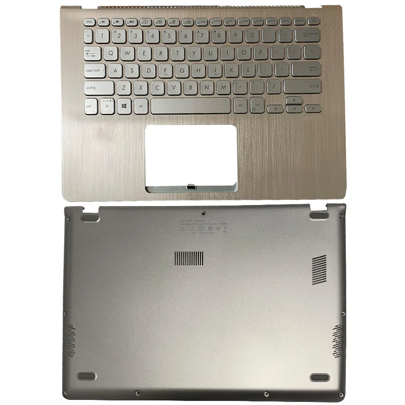 

NEW Laptop For ASUS VIVOBOOK S14 S4300 S4300U S4300UN S4300F X430 X430U A403FLCD Back Cover/Front Bezel/Palmrest/Bottom CaseGold