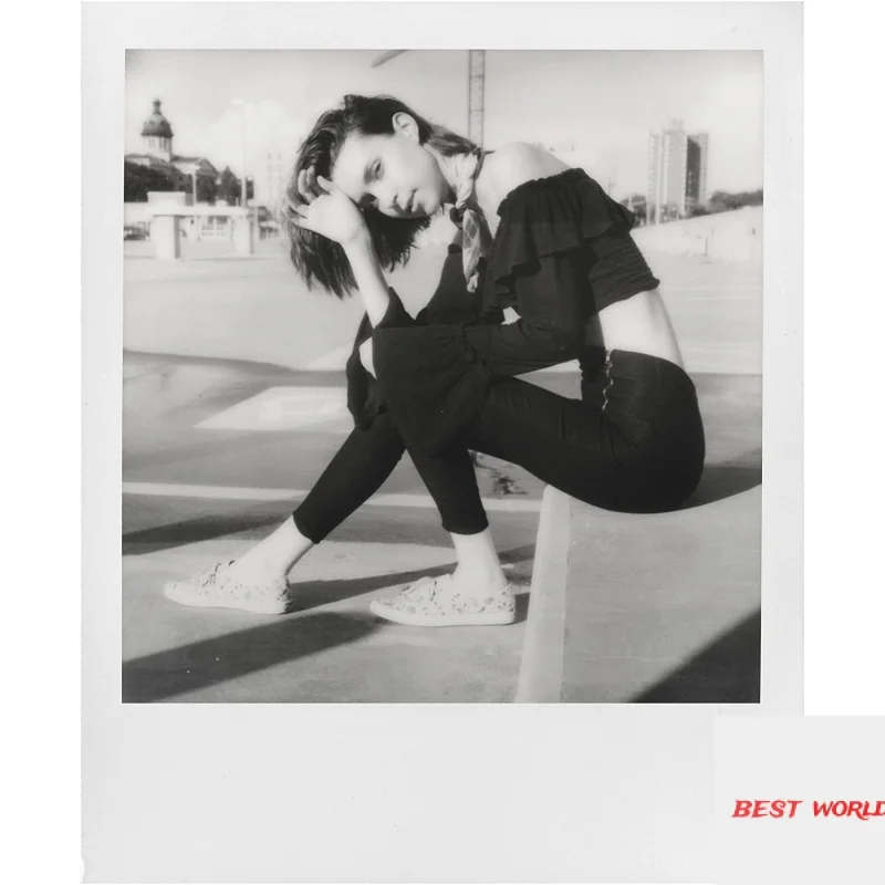 Оригинальная фотобумага Polaroid B &amp W/с цветной пленкой 8 листов для фотоаппарата SX-70