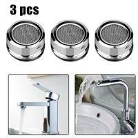 3pcs brass water saving faucet tap aerator replaceable filter mixed nozzle m24 24mm thread bathroom faucet bubbler spout net