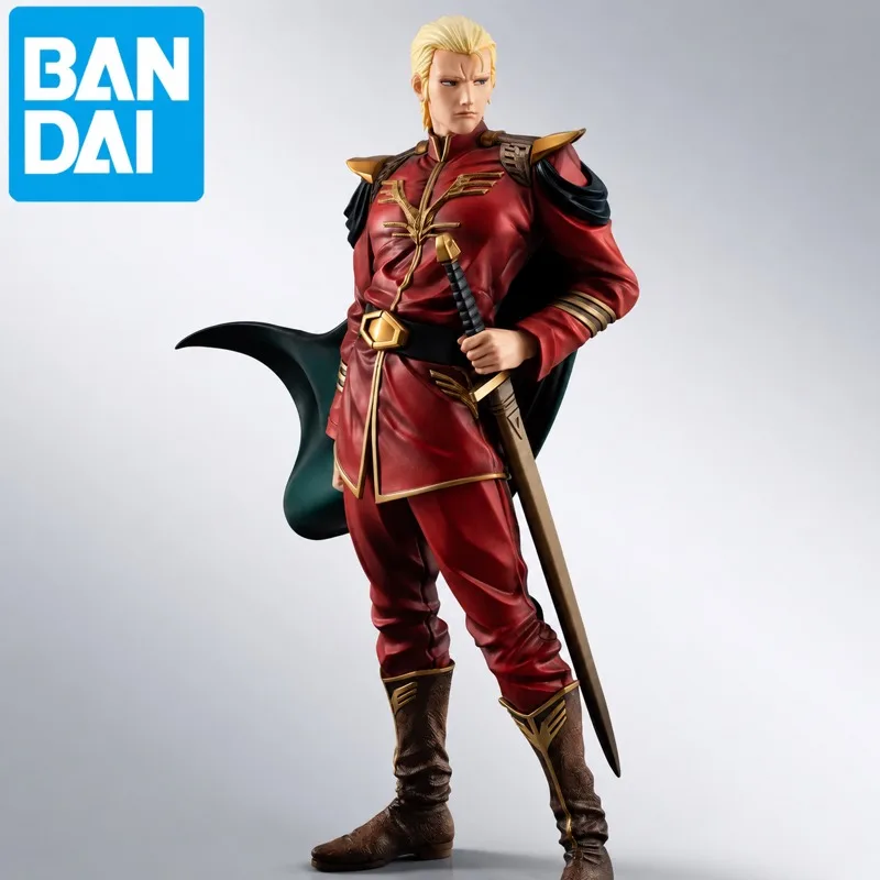 Фото В наличии: Оригинальная фигурка Bandai Spirits Gundam Char Aznable от Bandai, новая в коробке, игрушка с персонажами аниме. №1