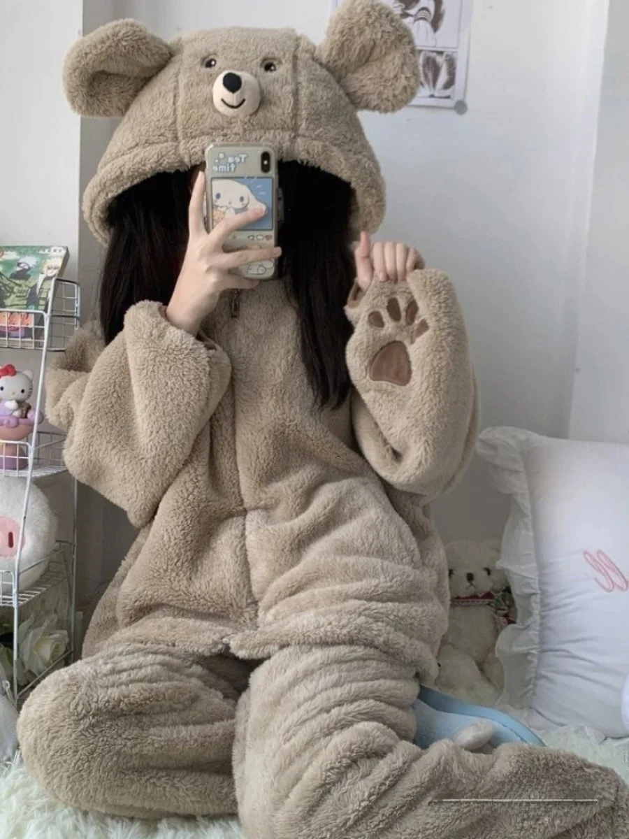 Японские модные пижамы GP женские осенне-зимние новые комплекты домашней одежды