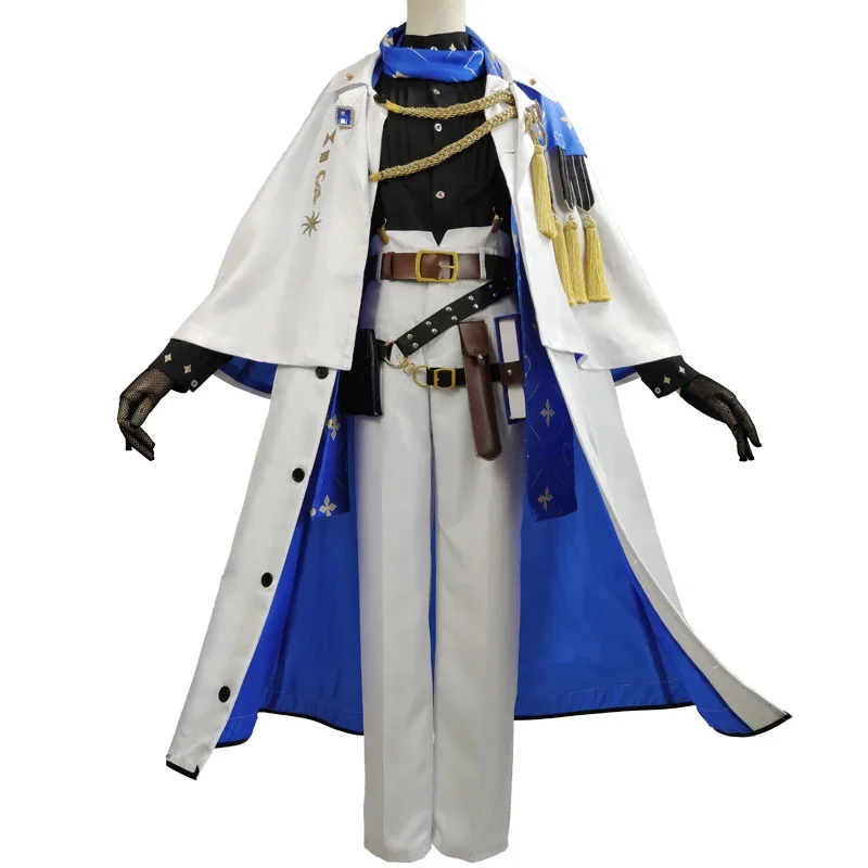 Vtuber Luxiem Nijisanji Ike Eveland игровой костюм красивая униформа косплей Хэллоуин вечерние