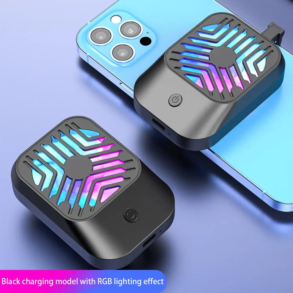 

AL05 Portable Mobile Phone Radiator Semiconductor Cooling Heat Sink Cell Phone Cooling Fan Case For PUGB Game Phone Cooler