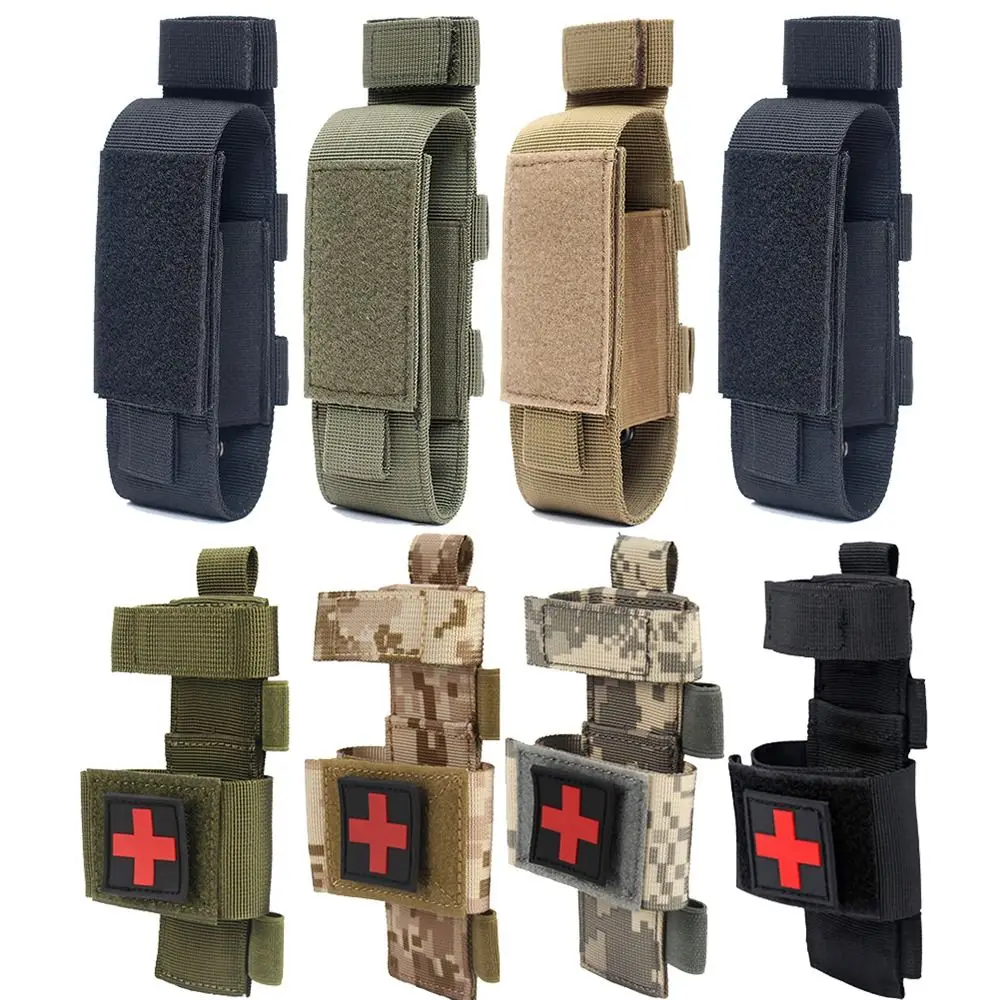 

Nylon Tactics Tourniquet Pouch Holder Flashlight Pouch Torch Holder Case Molle Outdoor Hunting Knife Holster Scissor Packs
