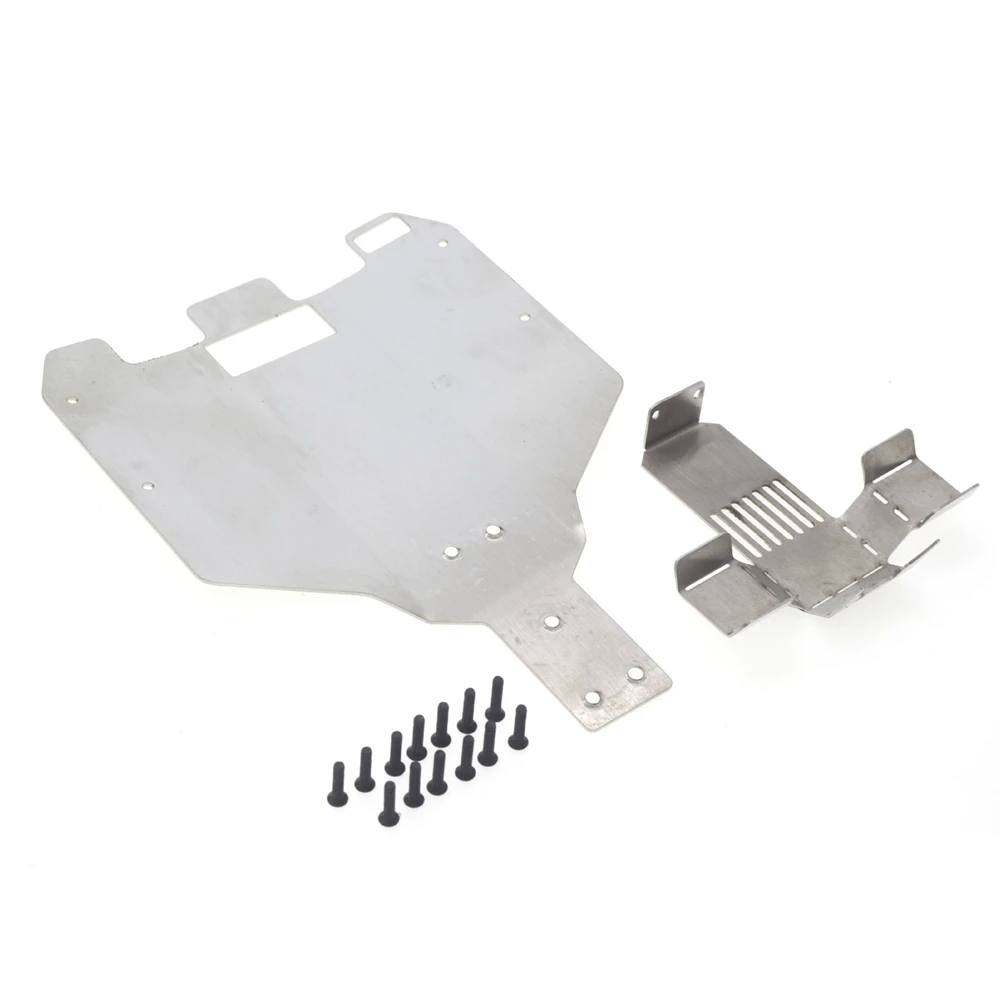 

Stainless Steel Rear Axle Protector Chassis Armor Skid Plate for Wltoys 12428 12423 12429 Upgrade Parts