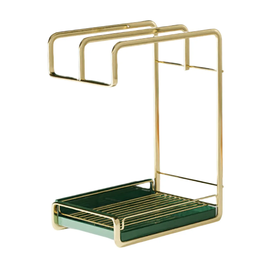 

Wall Hanging Kitchen Drain Rack Practical Clean Tool Holder Duster Cloth Stand