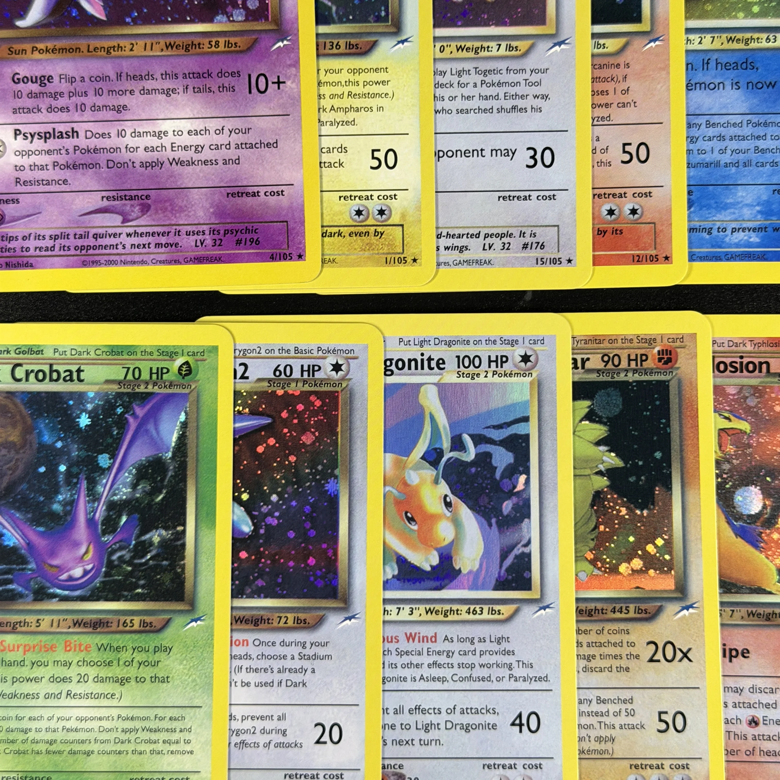 PTCG Pocket Neo Destiny-N4 1-е издание: Космос, Голо, ТёмныеСветлые архетипы, Винтажные голо-карточки, Прокси-карты, Тиранитар, Драгонайт, Генгар (art.: 3920da5014a91) - 3920da5014a91