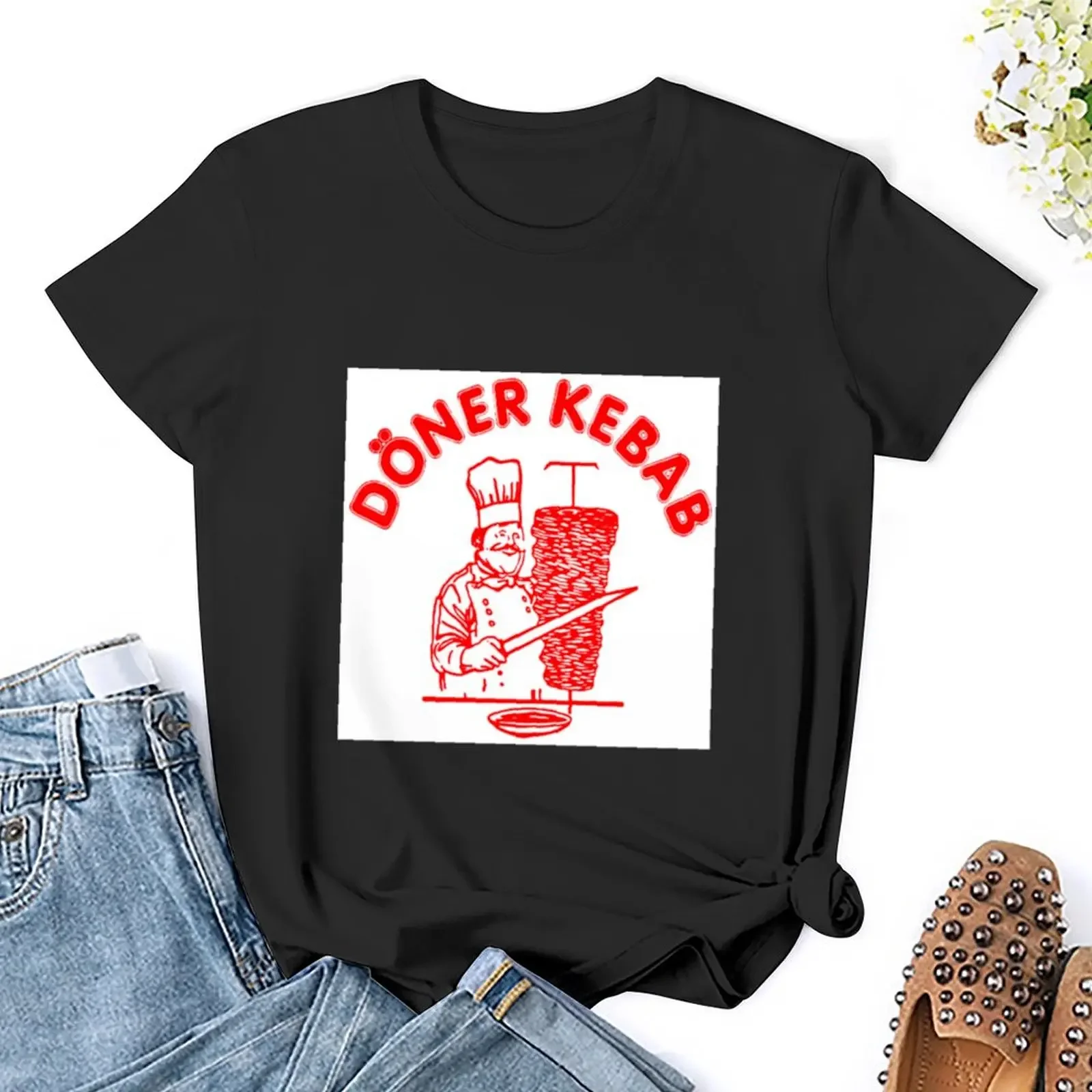 Оригинальная футболка Doner Kebab 12 с принтом животных для девочек одежда в стиле