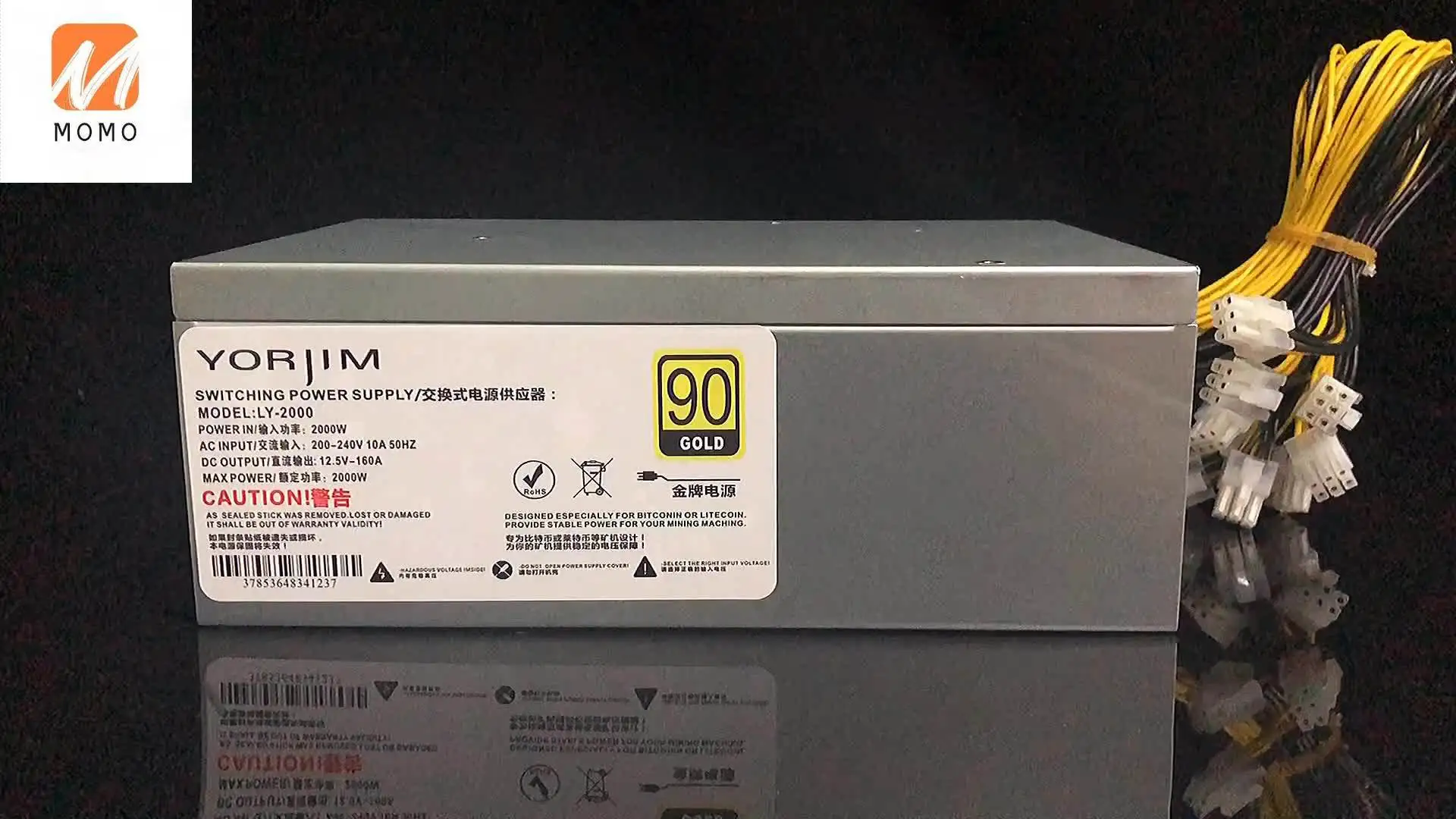 Блок питания для Antminer S9K S9J S9 SE S15 T15 T1 T9 + майнинга биткоинов оригинальный источник
