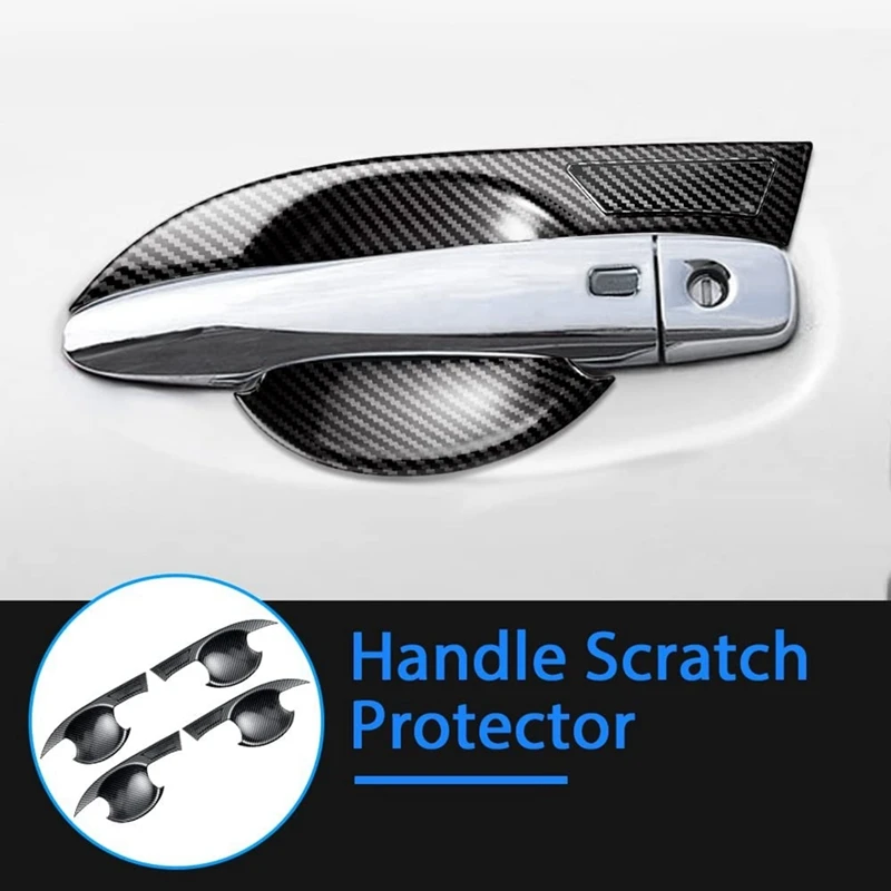 Для Nissan X-Trail T33 2021 2022 X Trail из углеродного волокна дверная ручка автомобиля крышка