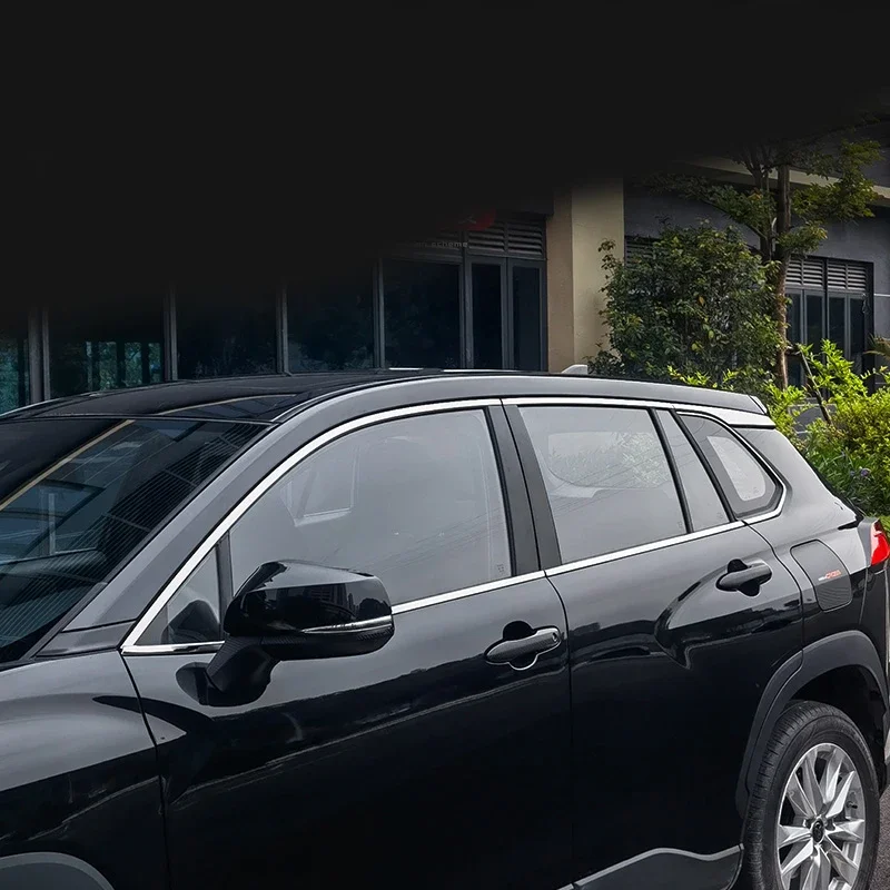 Рамка двери окна из нержавеющей стали рамка отделка стекла Автомобильная крышка