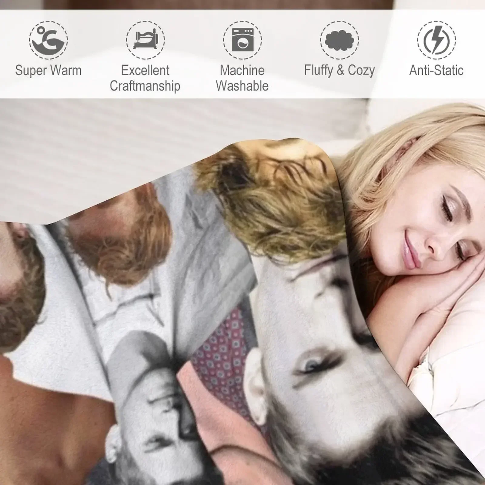 Фланелевое одеяло Hayden Christensen