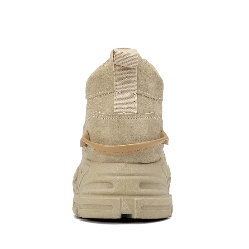 Men's Boots 2023 Spring and Autumn New High Top Lace up Non slip Casual Martin Boots Fashion Versatile Workwear Men's Shoes