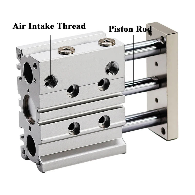 Тип MGPL SMC Пневматический компактный направляющий цилиндр MGPL32--100 Ход 50/75/100/125/150/200