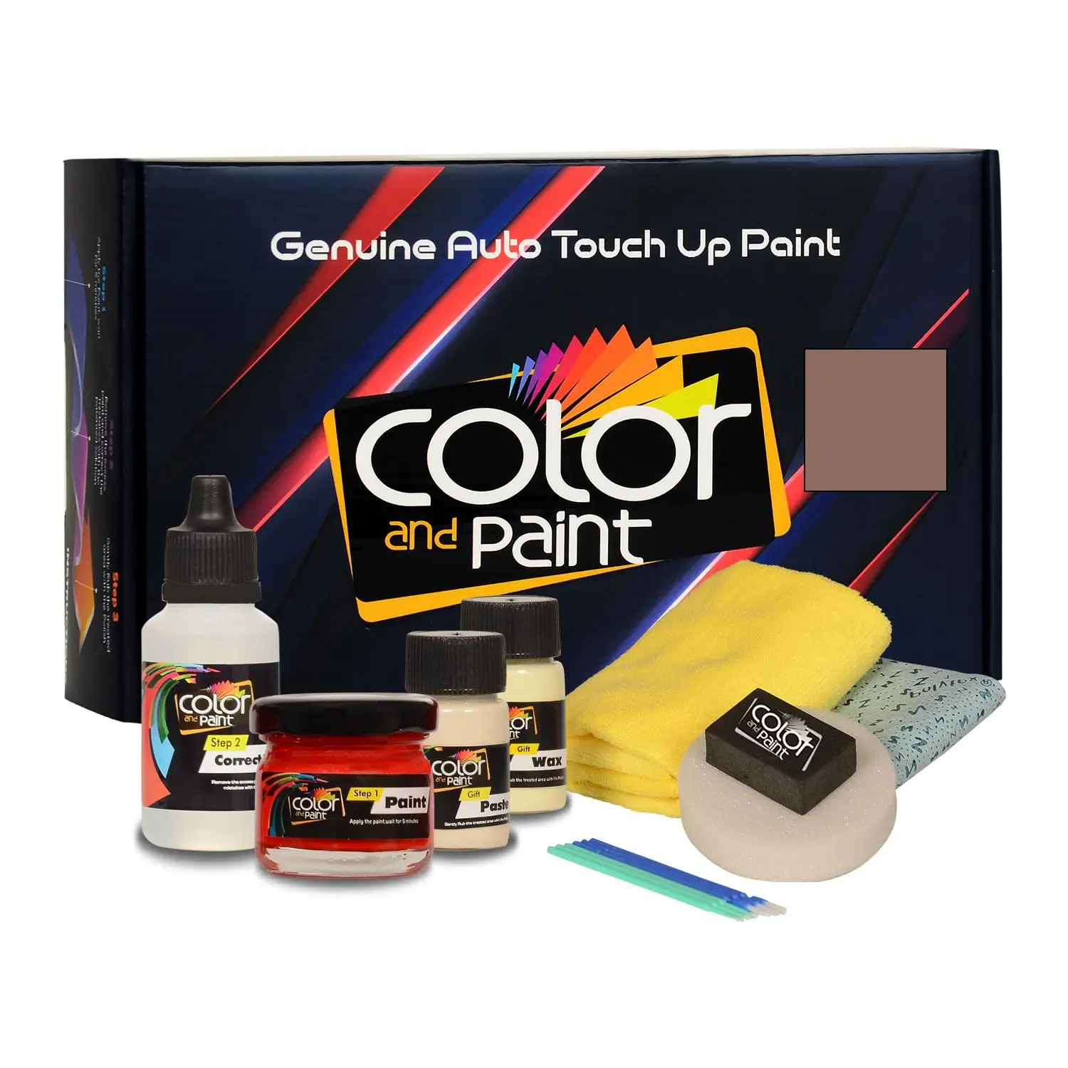 Color and Paint compatible with Rolls Royce Automotive Touch Up Paint - MUSCOVADO PEARL - R82 - Basic Care