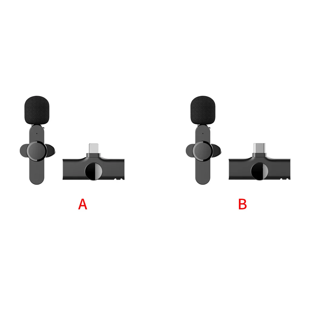 

Wireless Lavalier Microphone Portable Mini Mic for iPhone for Android Live Broadcast Pickup Portable Mobile Collar Mic