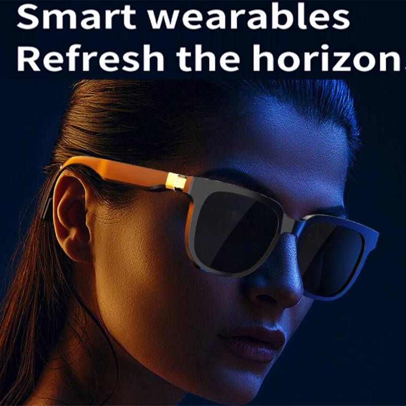 

AWIND bone conduction bluetooth smart glasses one touch key unlock can be customized photochromic anti-blue light prescription l