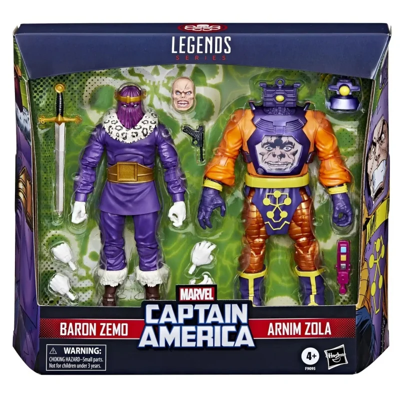 Аниме Фигурка Marvel левый барон Земо и арним зола Капитан Америка Злодеи комиксы