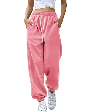 

Womens Sweatpants Casual Joggers High Waist Lounge Running Pants with Pockets