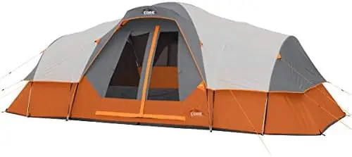 

for Family Camping, Hiking and Backpacking | 4 Person / 6 Person / 9 Person / 11 Person Dome Camp Tents with Included Tent Gear