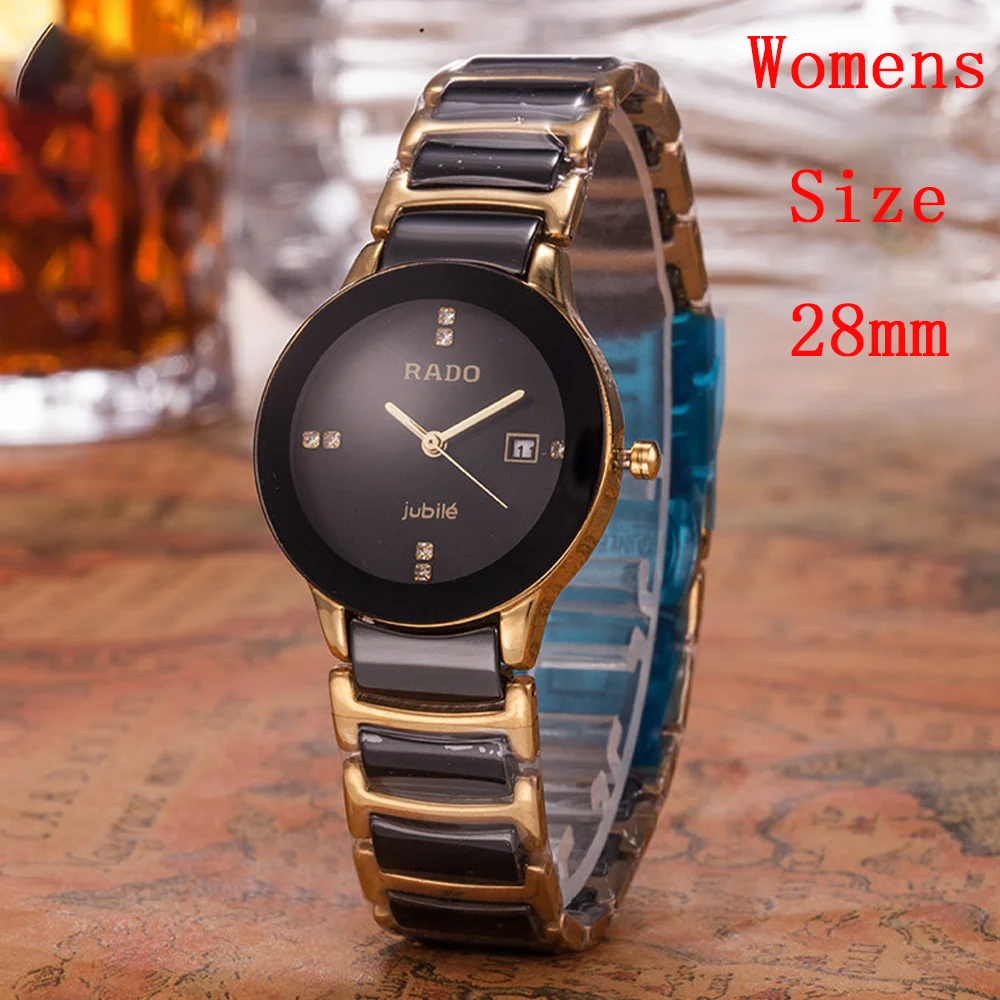 

Оригинальные мужские и женские часы Top Rado в классическом стиле, керамические, 38 мм/28 мм, модные, простые, высококачественные, спортивные, водонепроницаемые часы AAA