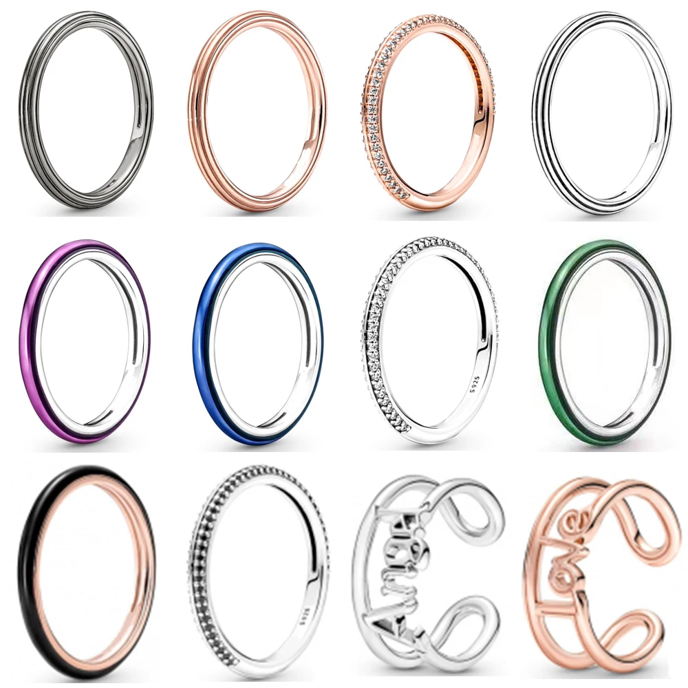 

NEW 2021 100% 925 Sterling Silver Winter ME Series Ring Fit DIY Women Bracelet Necklace Original Fashion jewelry Gift