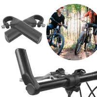 1 pair road bike vice handlebar aluminum alloy sturdy auxiliary rest deputy vice handlebar for mountain bike accessories