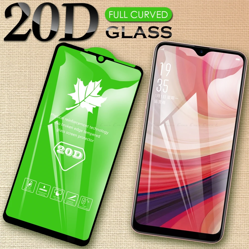 

20D Full Cover Tempered Glass For OPPO A8 AX7 A7 A5 AX5 A5s AX5s A3s A9 A5 2020 Screen Protector Protective Film