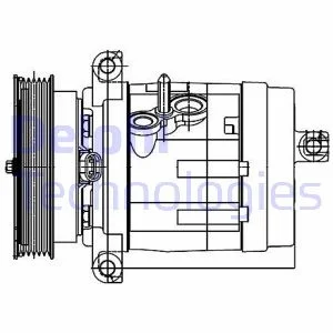 

Air conditioning compressor for TSP0155984 for TSP0155984