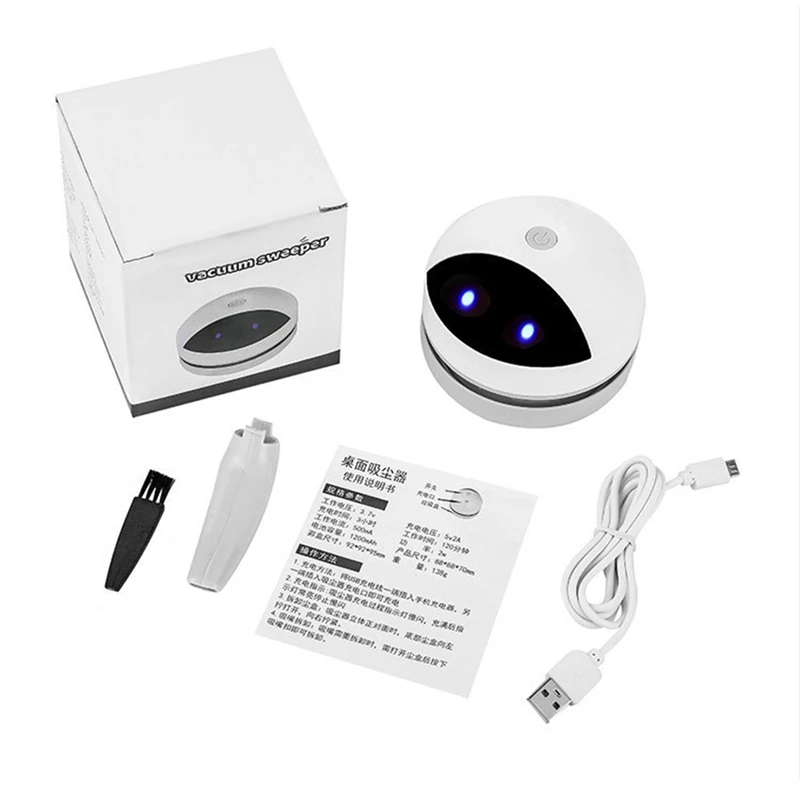 

Multifunction Mini Vacuum Cleaner USB Keyboard Table Sweeper Desktop With Clean Brush Portable Handheld Cleaning Machine