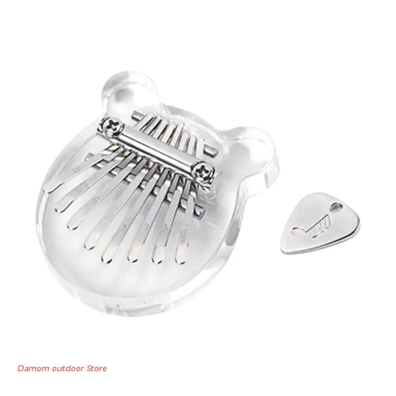 

Прозрачное пианино для пальцев Kalimba, 8 клавиш, музыкальные инструменты, подарки