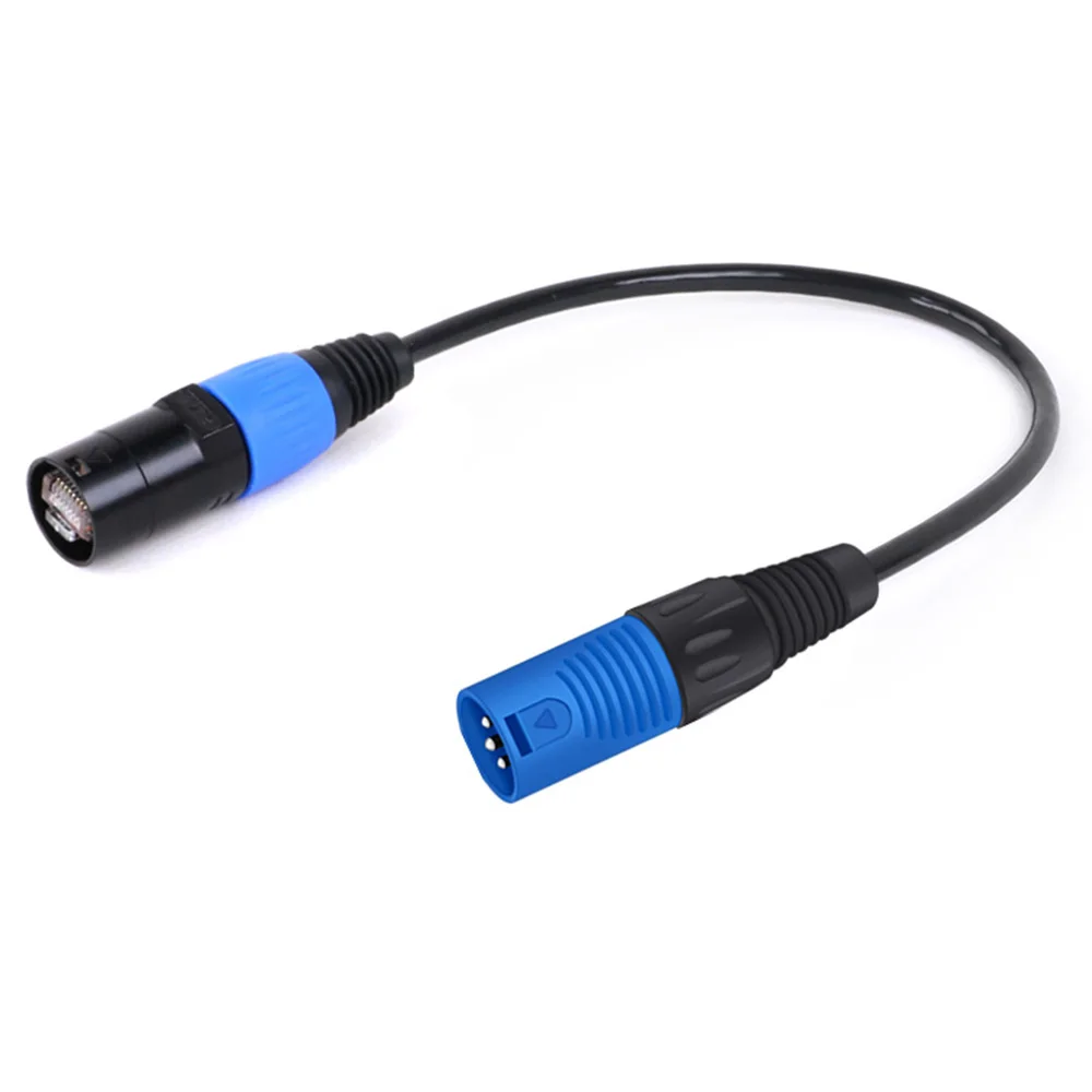 Кабель-переходник XLR к RJ45 пластиковый корпус 3-контактный удлинительный кабель