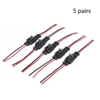 5 pairs car waterproof electrical connector plug with wire harness pigtail safe material useful conductor plugs