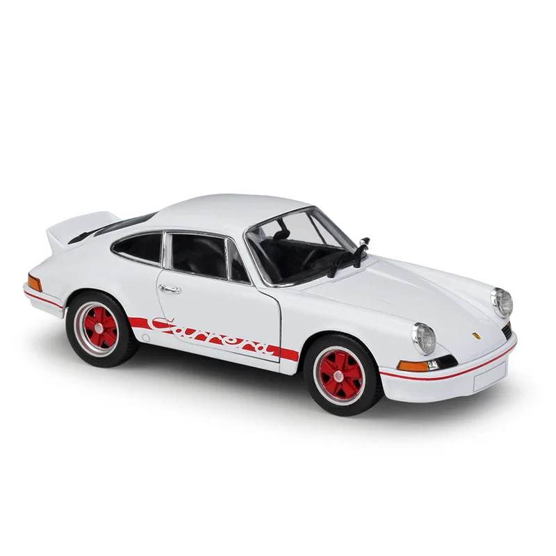 Welly 1:24 литая 1973 Porsche 911 Carrera RS спортивная машина классический металлический сплав
