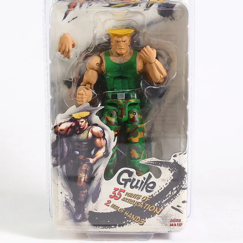 Фото NECA Street Fighter wihte Ryu red Ken Chun Li Gouki Guile со сменной рукой ПВХ Фигурка Модель игрушки В наличии с коробкой №5
