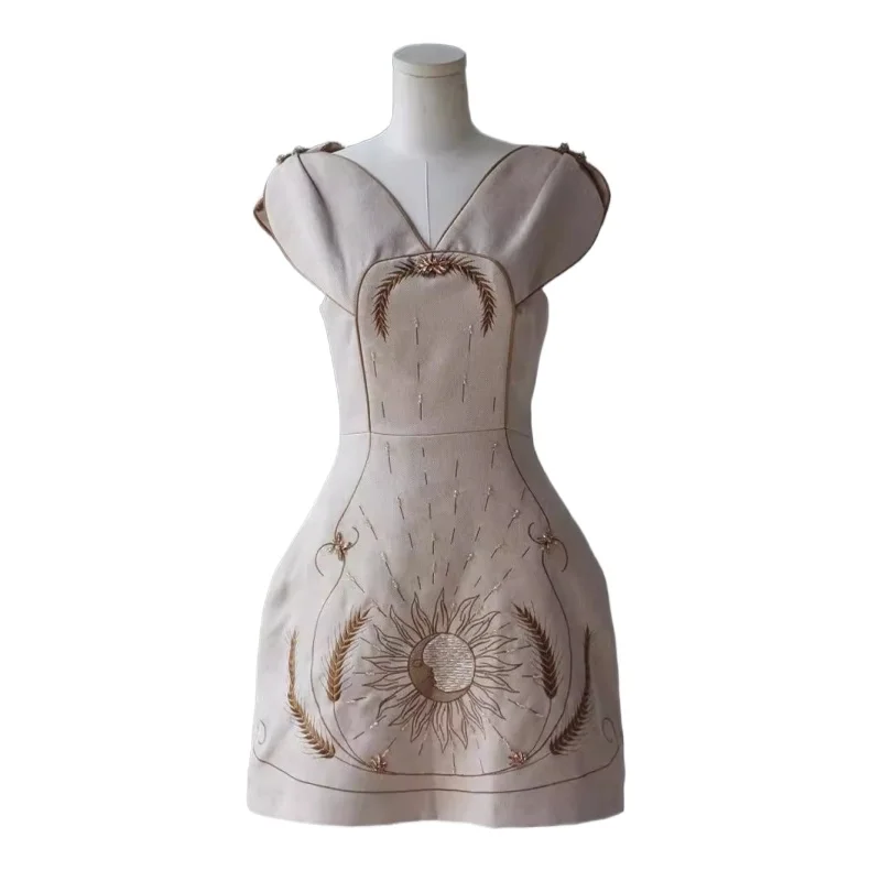 Женские платья женское платье с вышивкой шикарное элегантное кружевное