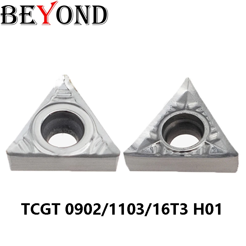 

BEYOND TCGT TCGT0902 TCGT1102 TCGT1103 TCGT16T3 H01 Milling Carbide Insert Blade Lathe Turning Cutting Tool For Aluminum Copper