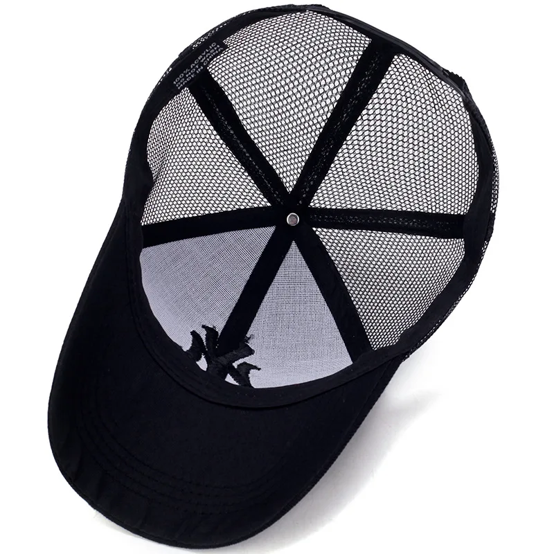 Solid Color Hat Summer Outdoor Sports Men's Baseball Cap Sun Hat Fashion Peaked Cap Ladies Breathable Sunscreen Mesh Cap