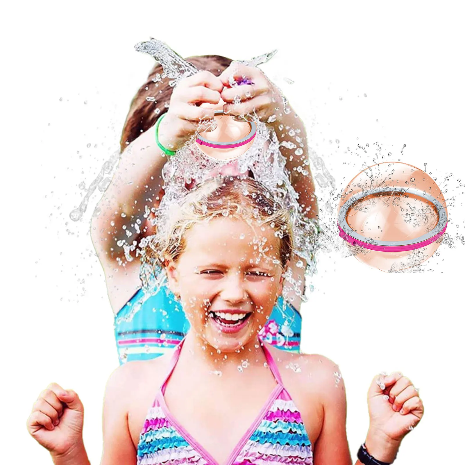 

Reusable Water Bomb Splash Balls Water Balloons Absorbent Ball Outdoor Pool Beach Play Toy Pool Party Favors Water Fight Games