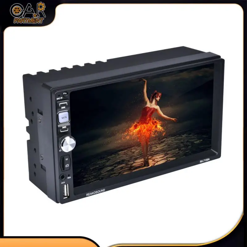 

7 Inch Capacitor HD Car MP5 Dual Ingot Bluetooth Car Player European RDS With Reversing Image Automotive Multimedia