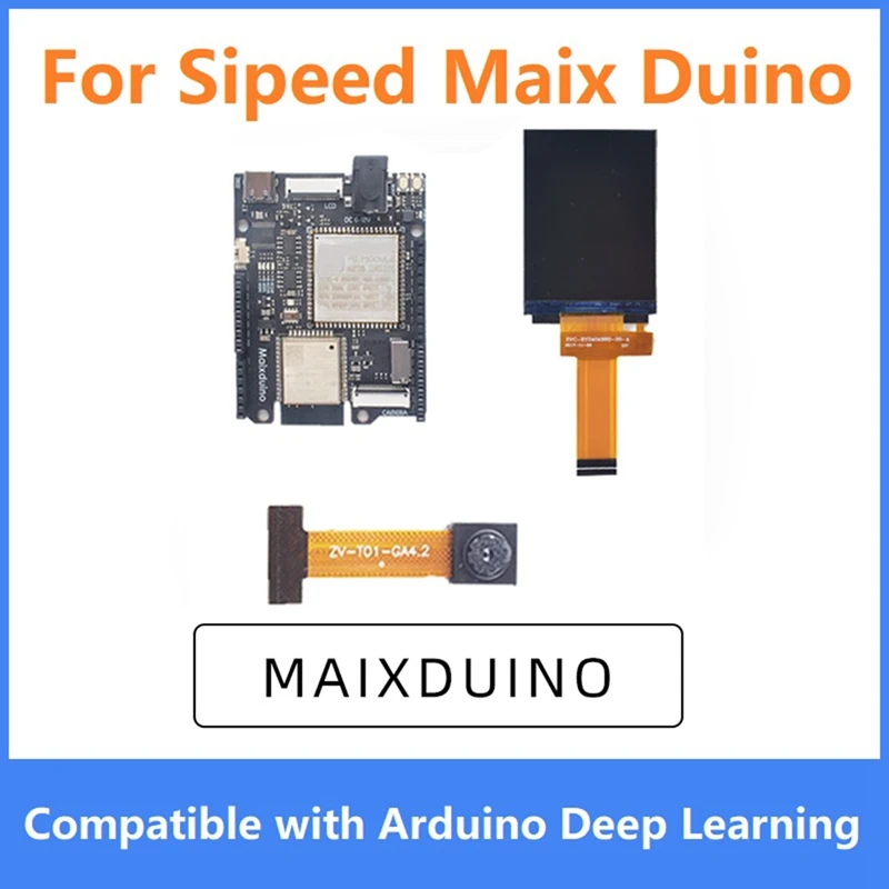 

For Sipeed Maix Duino Development Board K210 RISC-V AI+LOT ESP32 Module With Camera And 2.4 Inch Screen Replacement Kit