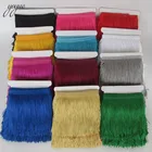 YOYUE 5 ярдовлот 10 см широкая бахрома кружевная отделка кисточка бахрома отделка для Сделай Сам латинское платье аксессуары для сцены одежда кружевная лента