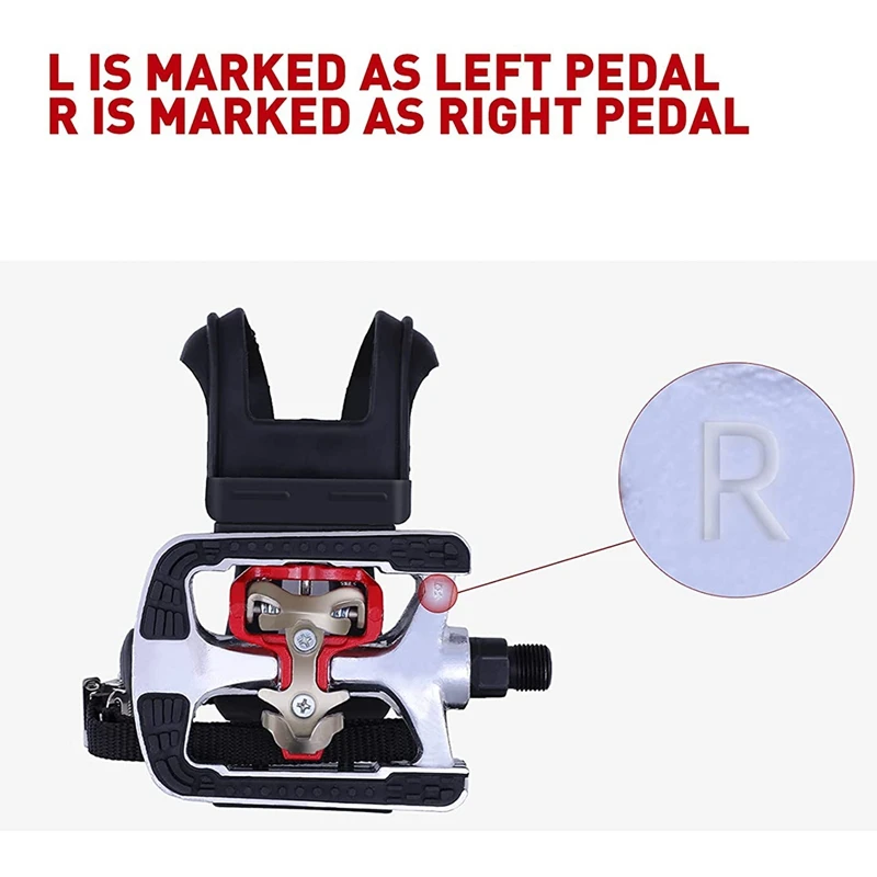 Для педалей SPD шипов с носовыми клетками зажимами и ремнями для спин-байков
