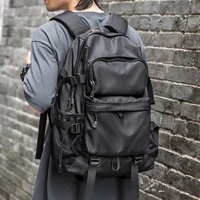 males backpack black anti theft splashproof fashion bag for teens travel large capacity multifunctional men knapsack