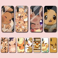 bandai pokemon eevee phone case for xiaomi mi 5 6 8 9 10 lite pro se mix 2s 3 f1 max2 3